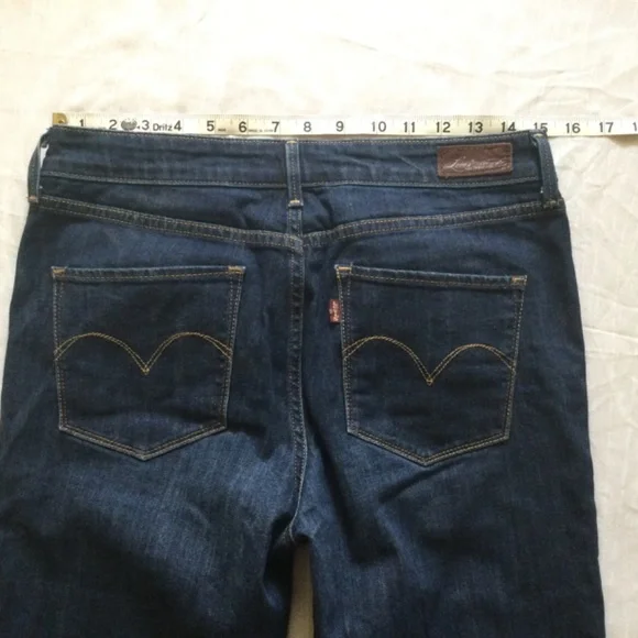Levi’s for Brooks Brothers Demi Curve Classic Straight Leg Denim Jeans SZ 10M 30 - Picture 6 of 15